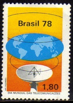 Brasil C 1035 Dia Mundial da Telecomunicação 1978 NNN