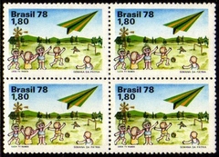 Brasil C 1049 Semana da Pátria Quadra 1978 NNN