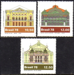 Brasil C 1076/78 Teatros Brasileiros 1978 NNN