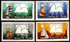 Brasil C 1086/89 Brasiliana Veleiros 1979 NNN