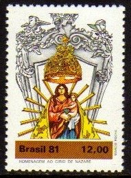 Brasil C 1222 C¡rio De Nazare Virgem Maria 1981 Nnn