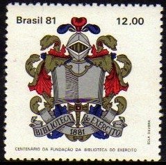 Brasil C 1241 Biblioteca Do Exrcito BrasÆo 1981 Nnn