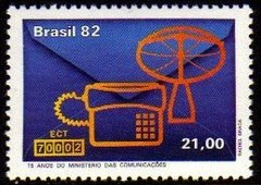 Brasil C 1257 Comunicaäes Telefone Torre 1982 Nnn