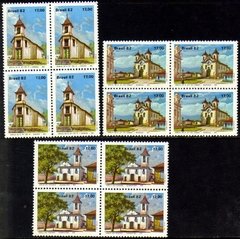Brasil C 1266/68 Igrejas Barroco Mineiro Quadras 1982 Nnn