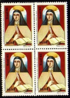 Brasil C 1280 Santa Teresa De Jesus Quadra 1982 Nnn