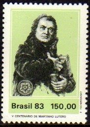 Brasil C 1312 Martinho Lutero 1983 Nnn