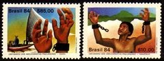 Brasil C 1375/76 Abolicionistas Escravatura 1984 Nnn