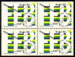 Brasil C 1486 FEB Serviço Postal Quadra 1985 NNN