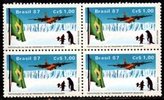 Brasil C 1544 FAB Na Antártica Quadra 1987 NNN