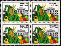 Brasil C 1553 Instituto Agronômico De Campinas Quadra 1987 NNN