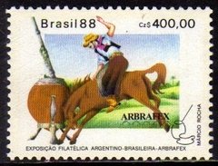 Brasil C 1607 Exposição Filatélica Gaúcho 1988 NNN