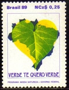 Brasil C 1626 Coração Natureza 1989 NNN