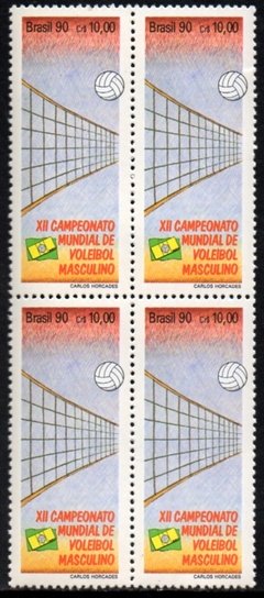 Brasil C 1692 Campeonato De Volei Esportes Quadra 1990 NNN