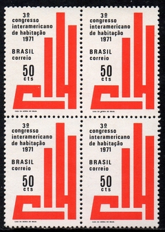 Brasil C 0693 Congresso de Habitação Quadra 1971 N