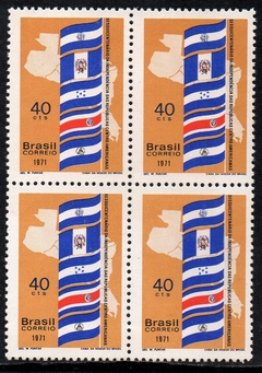 Brasil C 0706 Repúblicas de Centro-América Quadra 1971 N