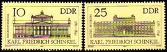 00564 Alemanha Oriental DDR 2276/77 Arquitetura NN