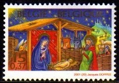 01333 Bélgica 3039 Natal Presépio Menino Jesus Nnn