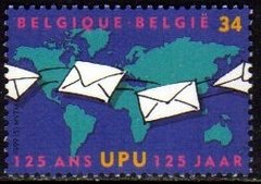 01588 Bélgica 2814 UPU União Postal Universal Nnn