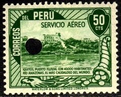 01748 Peru Aéreo 54 Porto De Iquitos Prova Rara Nn