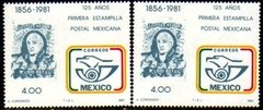 01819 México 935/35a Selo Sobre Selo Nnn