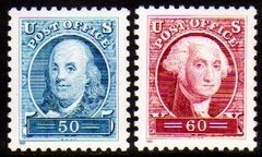 02268 Estados Unidos EUA 2606/07 Franklin e G. Washington NNN