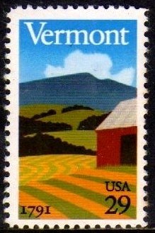 02287 Estados Unidos EUA 1929 Vermont Paisagem NNN