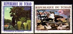 02332 Tchad Aéreos 47/48 Pinturas De Rousseau Nnn