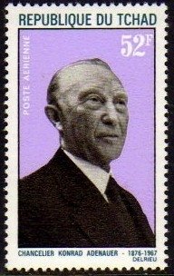 02346 Tchad Aéreo 46 Chanceler Konrad Adenauer Nnn