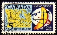 02508 Canada 400a Meteorologia Papel Ordinario U