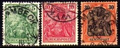 02905 Alemanha Reich 53/54 + 57 Germania U (c)