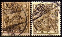 02909 Alemanha Reich 54a + 54b Germania U