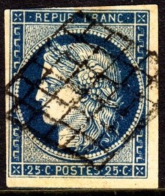 03145 França 4 Ceres Cb. Grade De 1849 U (c)
