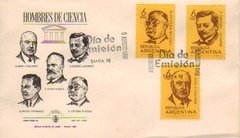 04555 Argentina Fdc Celebridades 1969