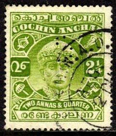 04716 Cochin Selo Perfim Estados Principescos Da Índia U