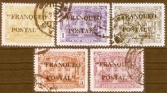 06521 Peru 370/74 Selos Fiscais Com Sobrecarga U