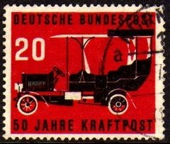 06768 Alemanha Ocidental 87 Carro Postal Antigo U