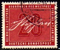06810 Alemanha Ocidental 104 Upu União Postal Universal U