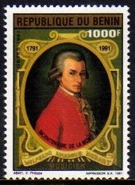 08154 Benin 697 Wolfgang Amadeus Mozart Nnn