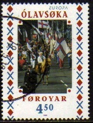 08653 Ilhas Feroe 334 Tema Europa Festival Nacional U (b)