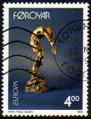 08658 Ilhas Feroe 240 Tema Europa Arte Contemporânea U (b)