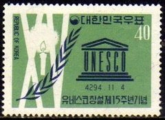 08719 Coreia Do Sul 260 + Bloco 46 Unesco Nnn