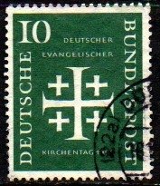 09894 Alemanha Ocidental 109 Igreja Evangélica U