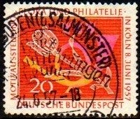 09903 Alemanha Ocidental 133 Exposição De Flores E Filatelia U (a)