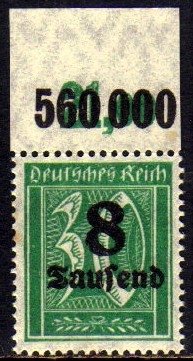 10116 Alemanha Reich 278 X Sobrestampado De 1923 Nn (a)