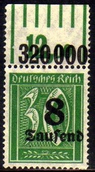 10156 Alemanha Reich 278 X Sobrestampado De 1923 Nnn (a)