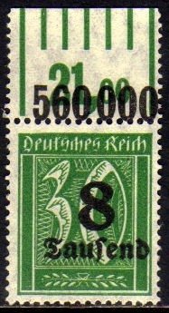 10156 Alemanha Reich 278 X Sobrestampado De 1923 Nnn (d)