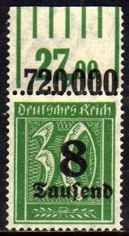 10156 Alemanha Reich 278 X Sobrestampado De 1923 Nnn (e)