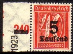 10210 Alemanha Reich 277 X Sobrestampado De 1923 Nnn