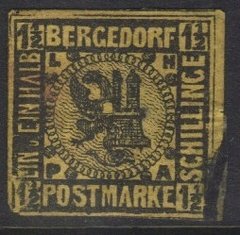 10335 Alemanha Bergedorf 04 Brasão U (Não Expertizado)