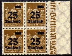 10520 Alemanha Reich 283 Sobrestampado De 1923 Nnn